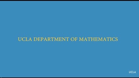 UCLA Department of Mathematics Distinguished Lecture Series - Andrei Okounkov February 18th, 2015