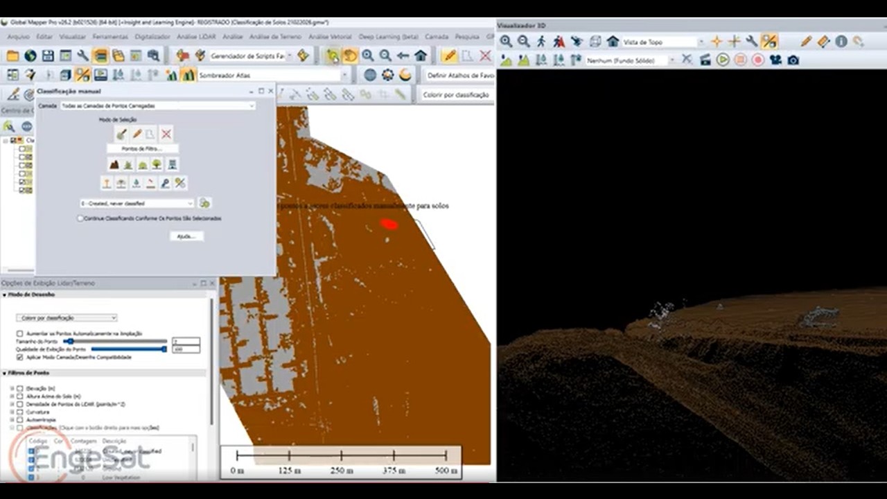 Global Mapper 26 2 Afinando a classificação automática de solos com ...