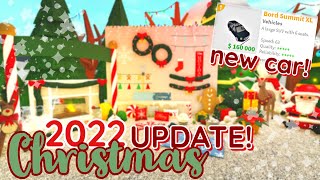 BLOXBURG CHRISTMAS UPDATE 2022!! *ALL NEW ITEMS*