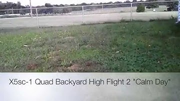 Syma X5sc-1 Upgraded Quadcopter. In Flight Video
