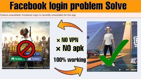 😍feature unavailable - facebook login is currently unavailable ||PUBG MOBILE LITE Problem Solve 100%