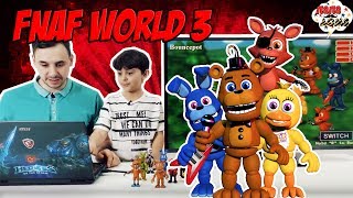 ИССЛЕДУЕМ ПОДЗЕМЕЛЬЕ! Папа Роб и Ярик играют в FNaF World! Часть 3 13+