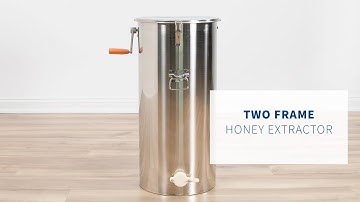 BEE-V002C  Two Frame Stainless Steel Honey Extractor by VIVO