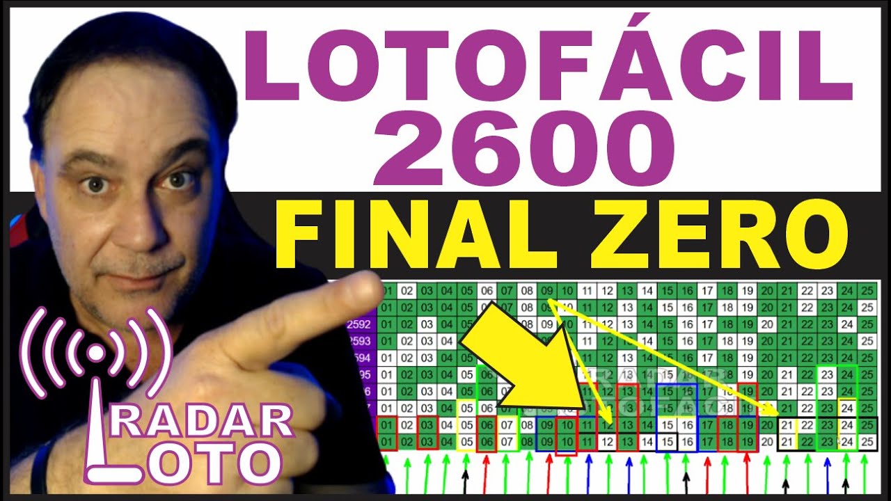 FINAL ZERO ACUMULADA! Dicas Para Lotofácil 2600 Análise E Tendências