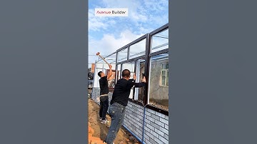 Fixed aluminum window base Good tools and machinery make work easy