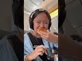 what I ate flying Singapore Airlines premium economy!! #travel #singaporeairlines #singapore #shorts