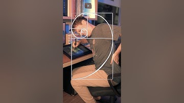 How artists use the GOLDEN RATIO #art #shorts