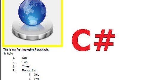 C# Tutorial 44: iTextSharp : Working with images in iTextSharp PDF file using C#