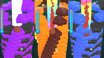 Drop Stack Ball Game Level - 164, 165, 166, 167.....................180 @cuteanimal363