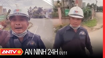 An ninh 24h 1/11: Xem xét tước giấy phép lái xe người đàn ông đi xe máy cản trở xe cứu thương | ANTV