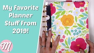 The Best Planner Stuff From 2019! - My Favorite Things!