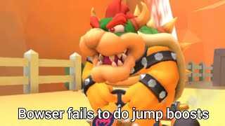 🤣 Bowser fails to do jump boosts in Wii Koopa Cape 🤣