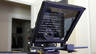 How Bad is a $100 Teleprompter