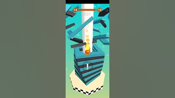 Stack Ball Level 14 Android. IOS walkthrough Gameplay #shorts #aounsquad