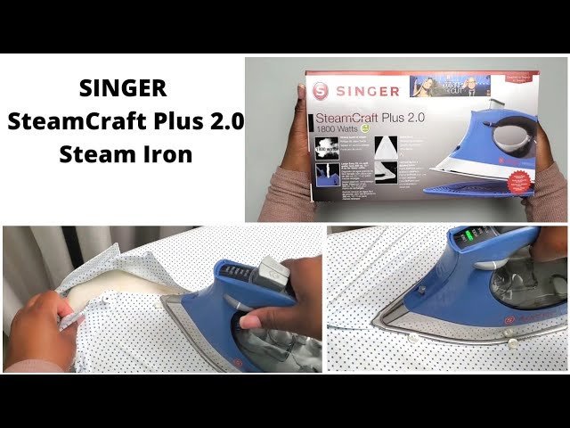 Singer SteamCraft plus 2.0 Steam Iron with onpoint tip Unboxing