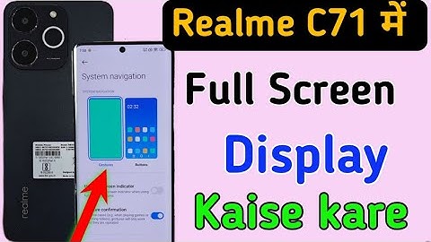 Realme C71 full Screen display setting | Realme C71  display ko full Screen me kaise kare