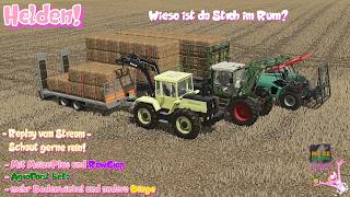 #Replay #007 Paul's Helden der Vorzeit - Warum liegt da Strohrum im Stroh rum? Stroh im Rum? RowCrop