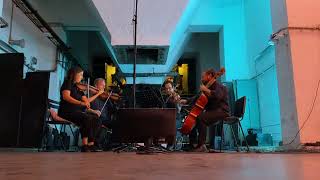Mivos Quartet / Miroslav Tóth: Nemiesta @ Minimaraton elektronické hudby, Ostravské dny 2025