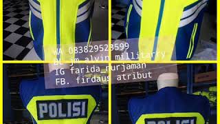 Atribut perlengkapan polisi