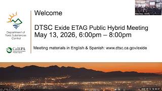 DTSC ETAG Public Hybrid Meeting - May 13, 2026