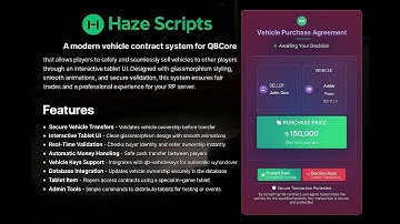 Haze Scripts Car Contract Script For Fivem