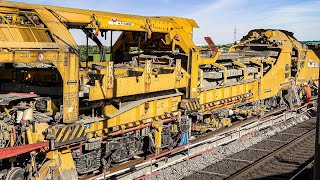 Railway Track Laying Machine renewing a high-speed railway line screenshot 1