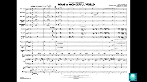 What a Wonderful World arranged by Rick Stitzel