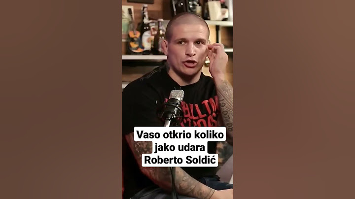 Vaso otkrio koliko jako udara Roberto Soldić