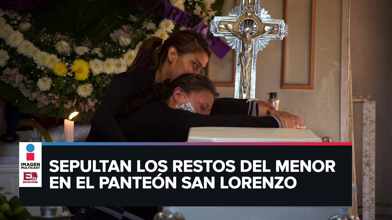 Emotiva despedida a Brandon Giovanny, niño que murió en el accidente de la Línea 12