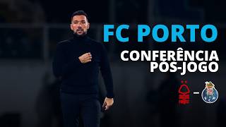 Em Direto Conferência Pós-Jogo Nottingham Forest - Fc Porto Imagens Porto C