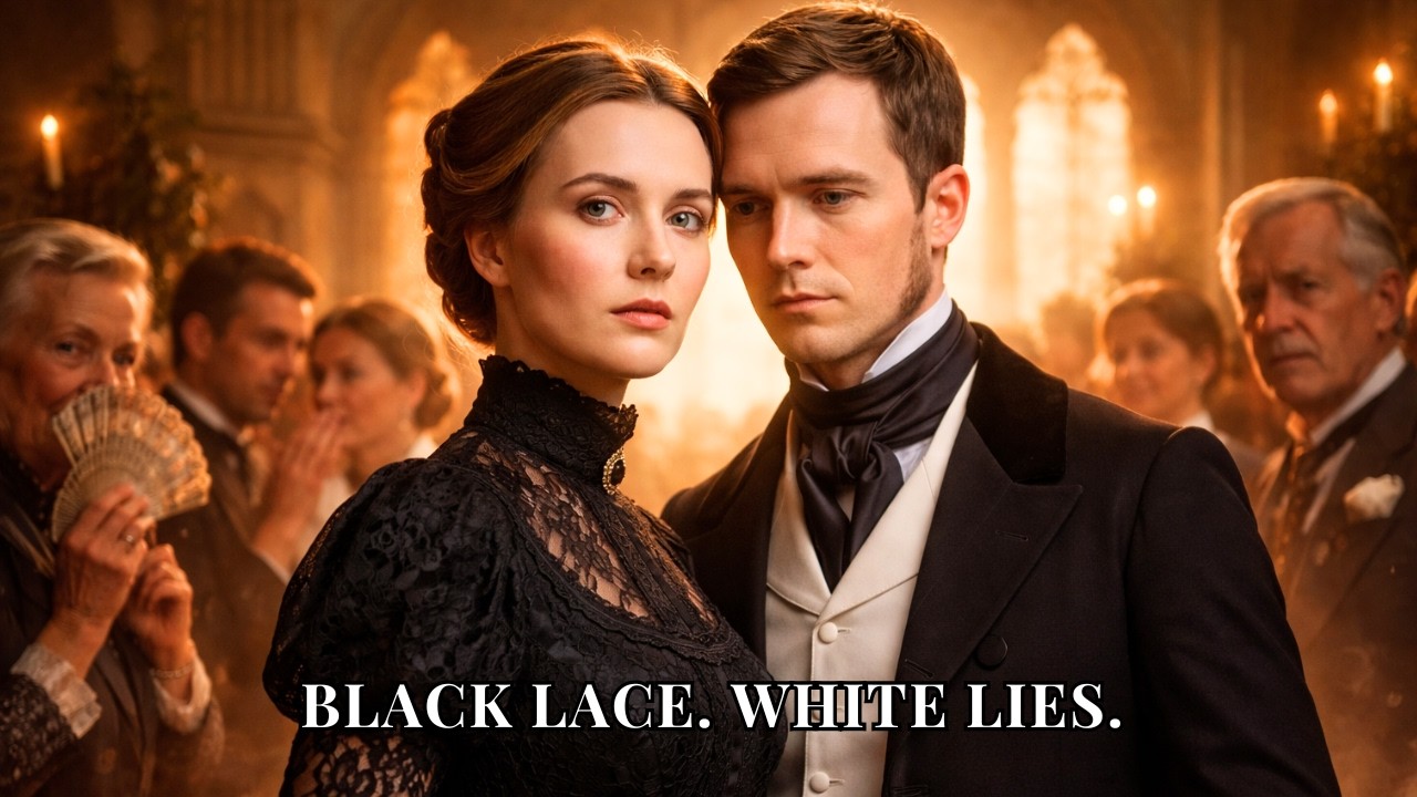 THE BRIDE ARRIVED IN BLACK LACE — 