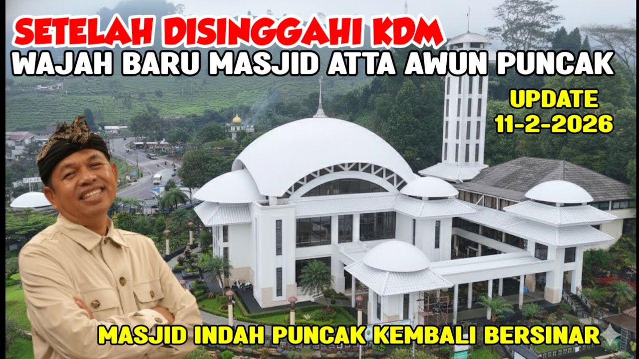 PASCA DIDATANGI KDM || MASJID INDAH PUNCAK KEMBALI BERSINAR