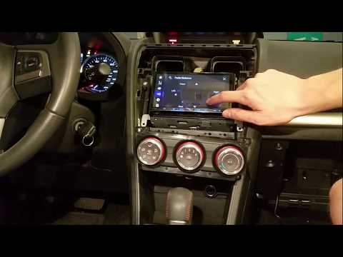 2015-2019 Subaru Crosstrek Radio Removal and Pioneer Navigation Headunit Install