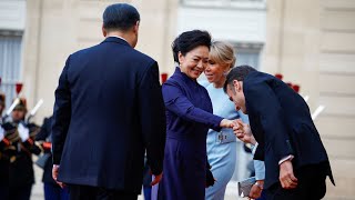 Macron Rolls Out The Red Carpet For Xi: State Dinner At Elysee Palace In France