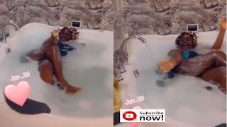 Video Of Tracey Boakye Bathing In Her Jacuzzi To Celebrate Father’s Causes A Stir