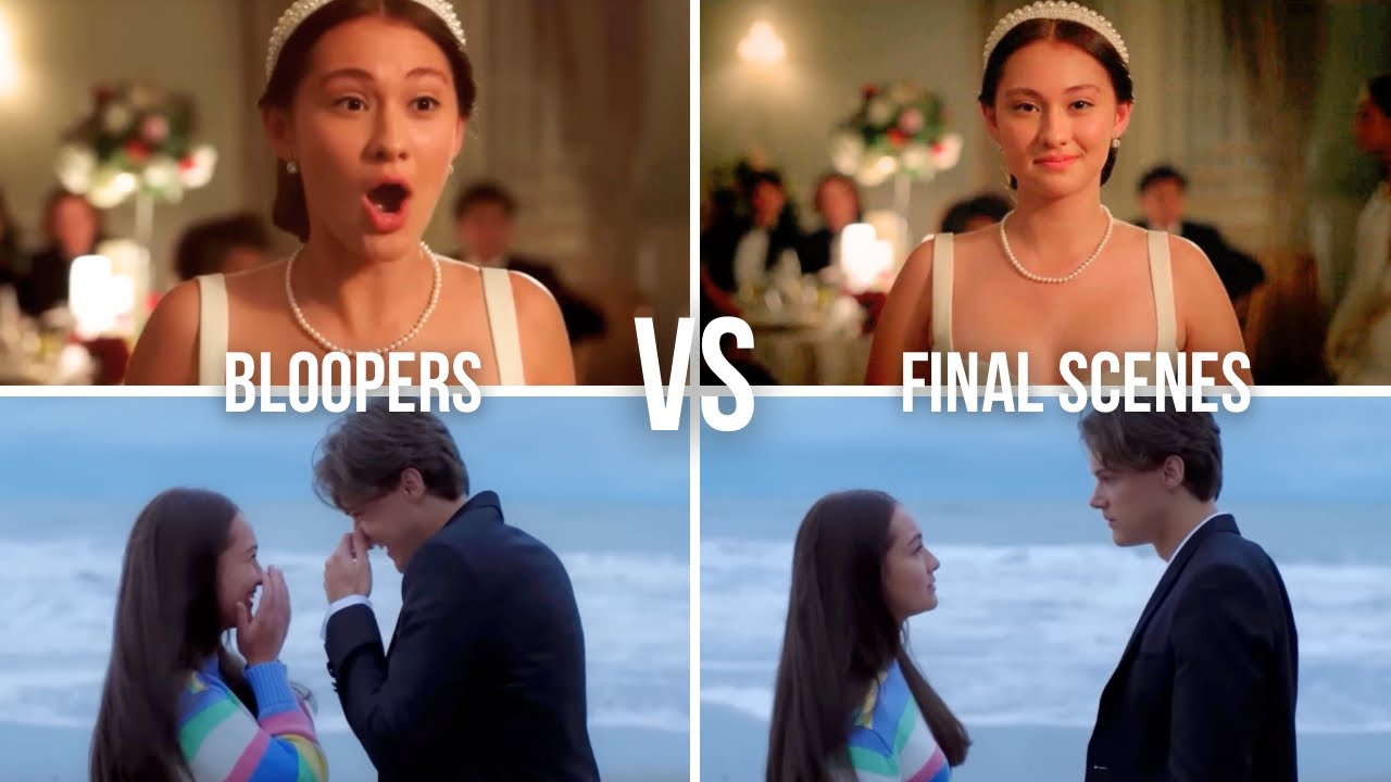 bloopers vs real scenes | the summer i turned pretty