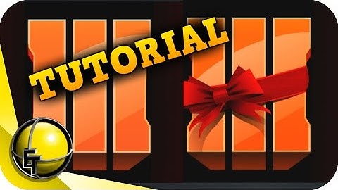"The Perfect Gift" - Black Ops 3 Holiday Logo Emblem Tutorial