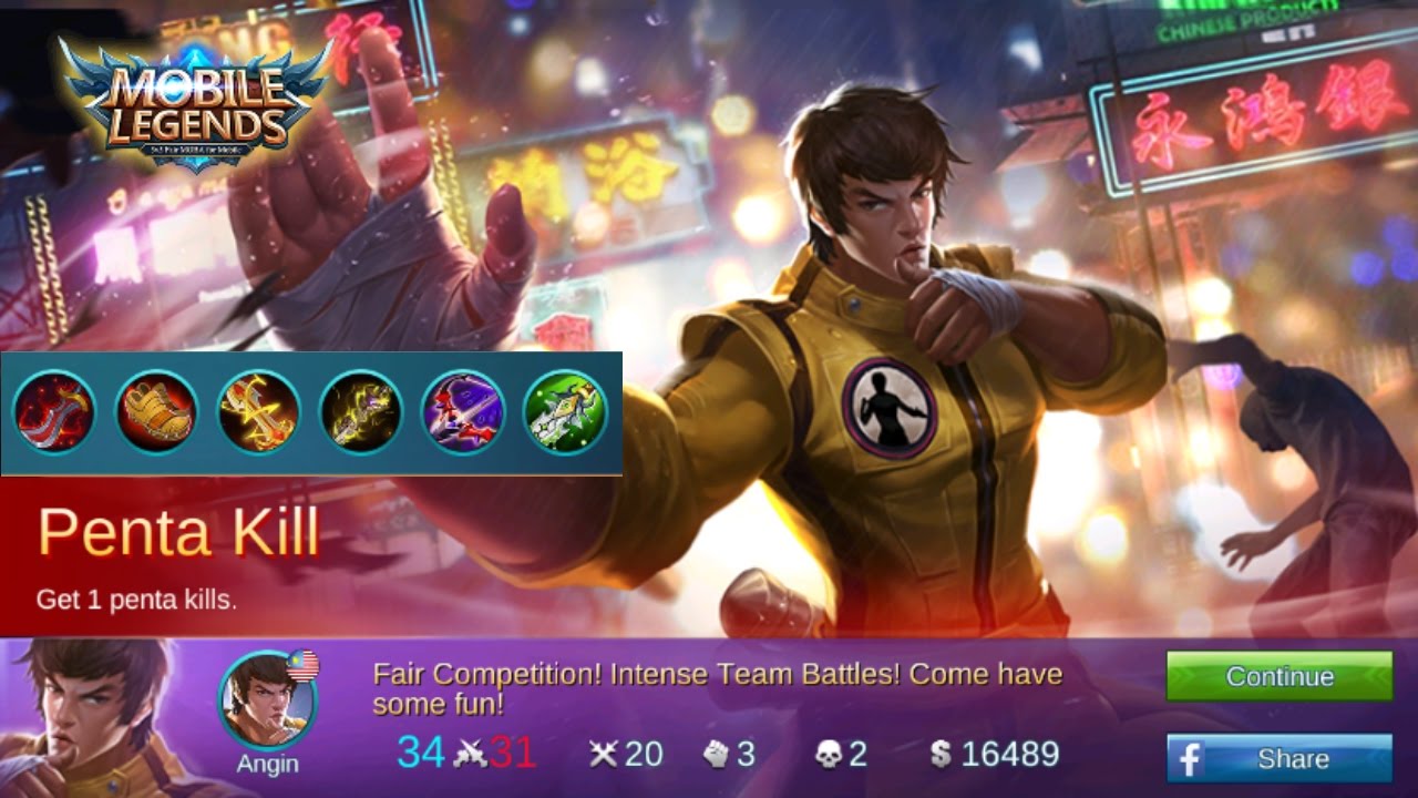 Mobile Legends Chou Pentakill aka Savage