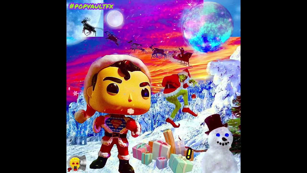 FUNKO POP VINYL DC HEROES SUPERMAN MEETS THE GRINCH 