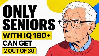 ONLY GENIUSES WITH IQ 180+ CAN SCORE 2/30 | Memory Power Test | General Knowledge