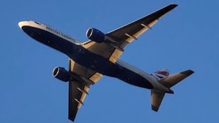 British Airways Boeing 777-236Er G-Viik Takeoff From Pdx