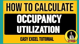 Occupancy formula in BPO | Utilization formula in BPO | Excel Tutorial