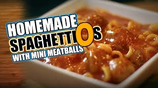 Homemade Spaghetti O's with Mini Meatballs Recipe |  HellthyJunkFood
