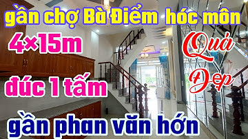 311 Nhà Hóc Môn Gần Chợ Đầu Mối  ,Gần Chợ Bà Điểm ,Gần Phan Văn Hớn ,Đường Nhựa 7m Đúc 1 Tấm