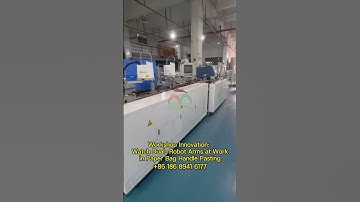 Workshop Innovation: Watch Dual-Robot Arms at Work in Paper Bag Handle Pasting