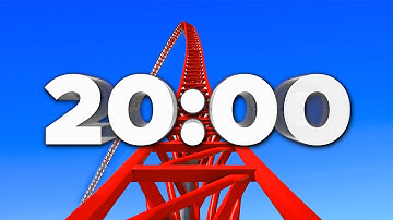 20 Min Countdown Timer (Roller Coaster) 🎢