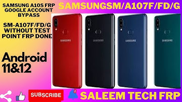 Samsung A10s Frp Bypass(A107F/fd) with out tispoint  All Binary 2022 andriod 11,12