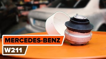How to replace engine mount on MERCEDES-BENZ W211 E-Class [TUTORIAL AUTODOC]