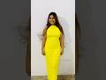 Yellow Halter Backless Maxi Dress 🌼 #shorts #viral #shortsvideo #dress #affordable #amazingoutfits