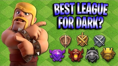 WHICH LEAGUE TO FIND 10K DARK ELIXIR IN ONE RAID!  Fix that Engineer | Clash of Clans